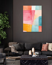 Pastel Geometric Panels