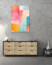 Pastel Geometric Panels