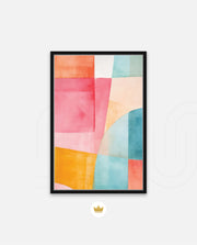 Pastel Geometric Panels