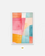 Pastel Geometric Panels