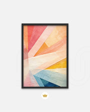 Radiant Pastel Beams
