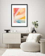 Radiant Pastel Beams