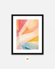 Radiant Pastel Beams