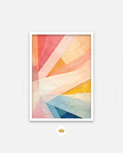 Radiant Pastel Beams