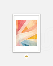 Radiant Pastel Beams