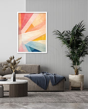 Radiant Pastel Beams