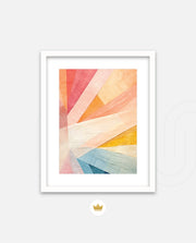Radiant Pastel Beams