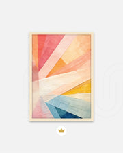 Radiant Pastel Beams