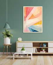 Radiant Pastel Beams