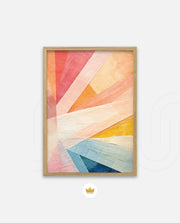 Radiant Pastel Beams