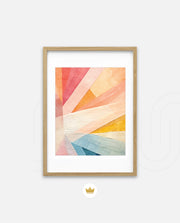 Radiant Pastel Beams