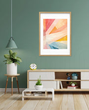 Radiant Pastel Beams