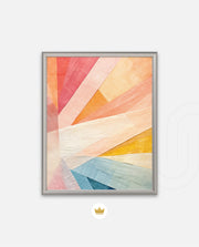 Radiant Pastel Beams
