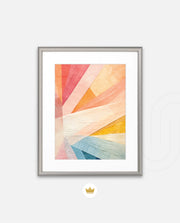 Radiant Pastel Beams