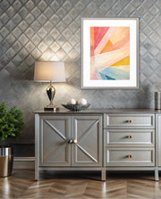 Radiant Pastel Beams
