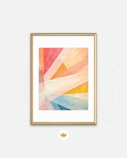 Radiant Pastel Beams