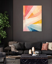 Radiant Pastel Beams