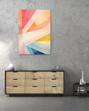 Radiant Pastel Beams