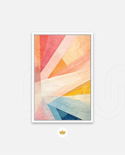Radiant Pastel Beams
