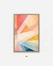 Radiant Pastel Beams