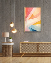 Radiant Pastel Beams
