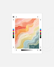 Pastel Topographic Waves
