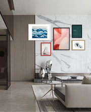 Blush Abstract Forms