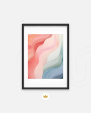 Pastel Ribbon Waves