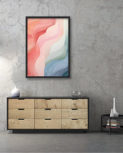 Pastel Ribbon Waves