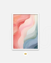 Pastel Ribbon Waves