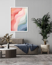 Pastel Ribbon Waves