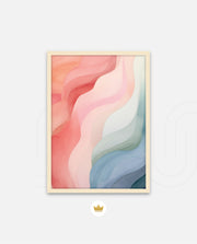 Pastel Ribbon Waves
