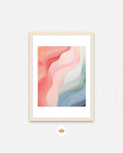 Pastel Ribbon Waves