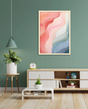 Pastel Ribbon Waves