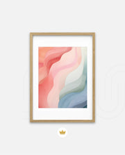 Pastel Ribbon Waves