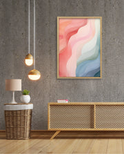 Pastel Ribbon Waves
