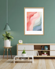 Pastel Ribbon Waves