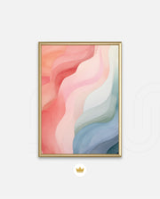 Pastel Ribbon Waves