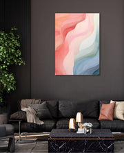 Pastel Ribbon Waves