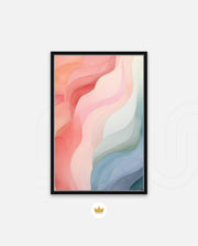 Pastel Ribbon Waves
