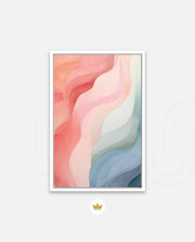 Pastel Ribbon Waves