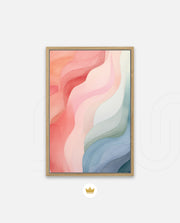 Pastel Ribbon Waves