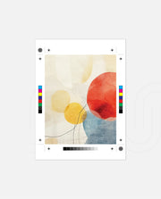 Abstract Circle Collage