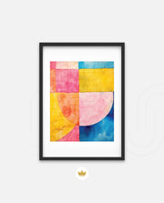 Vibrant Patchwork Arcs