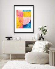 Vibrant Patchwork Arcs