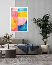 Vibrant Patchwork Arcs