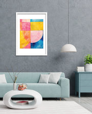 Vibrant Patchwork Arcs