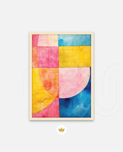 Vibrant Patchwork Arcs