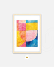 Vibrant Patchwork Arcs