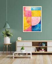 Vibrant Patchwork Arcs